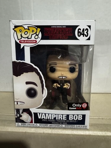 Funko Pop! Vinyl Stranger Things Vampire Bob #643 GameStop Exclusive Figure