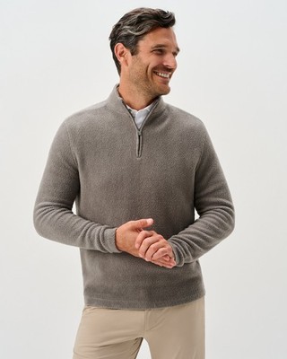 Dion Sherpa 1/4 Zip Pullover johnnie-O Mens Size XXL (7848378)
