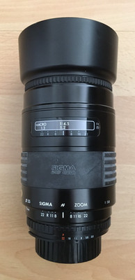 Sigma Objektiv AF 75-200mm Zoom, f 3.8 Durchmesser 55 für AF-NIKON F-801 Kamera 