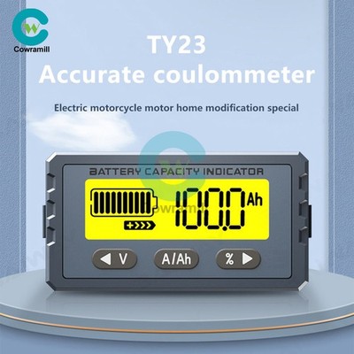 TY23 50A 100A Coulometer Voltmeter Lifepo4 Battery Tester Capacity Indicator