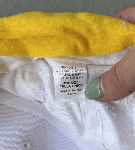 Super Mario Brothers - Disfraz de Wario - Sombrero, Guantes, Mono, Camisa ¡Sin Bigote! - Imagen 10 de 16