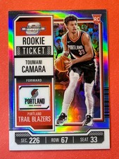 TOUMANI CAMARA 2022-23 Contenders Optic Rookie Ticket Portland Trailblazers #22