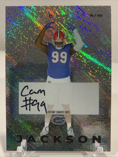 2024 ONIT Athlet - on card COLOR SP AUTO - Cam Jackson 74/100 Florida Gators