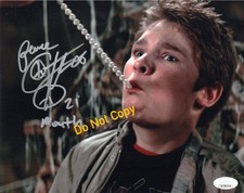 COREY FELDMAN signed 8x10 Photo THE GOONIES Mouth JSA Witness Authentication COREY FELDMAN signed 8x10 Photo THE GOONIES Mouth JSA Witness Authentication