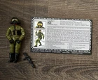 Vintage Hasbro 1993 GI Joe Battle Corps Ace (v3)  W/File Card
