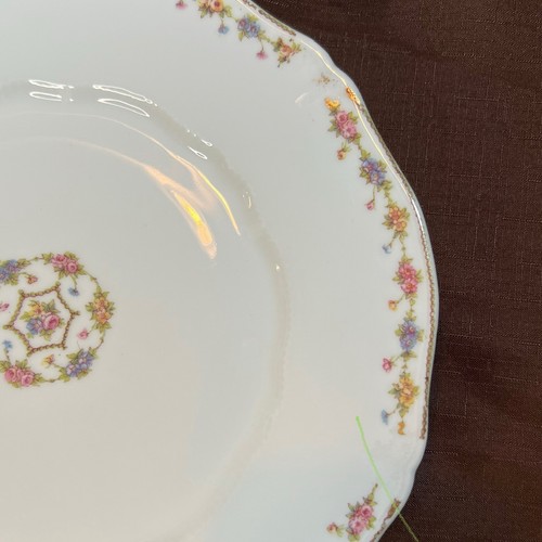 Theodore Haviland Limoges Dinner Plates 9 3/4" Set of 4 Floral Schleiger 348A - Picture 7 of 12