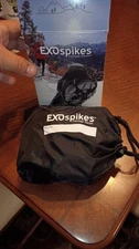 Kahtoola EXOspikes Size M Footwear Traction Winter Hiking Running w Carry Bag 