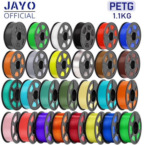LOT JAYO 1,1KG PETG 1,75mm Drukarka 3D Filament Wysoka wytrzymałość Bez pęcherzyka ±0,02 - Zdjęcie 18 z 50