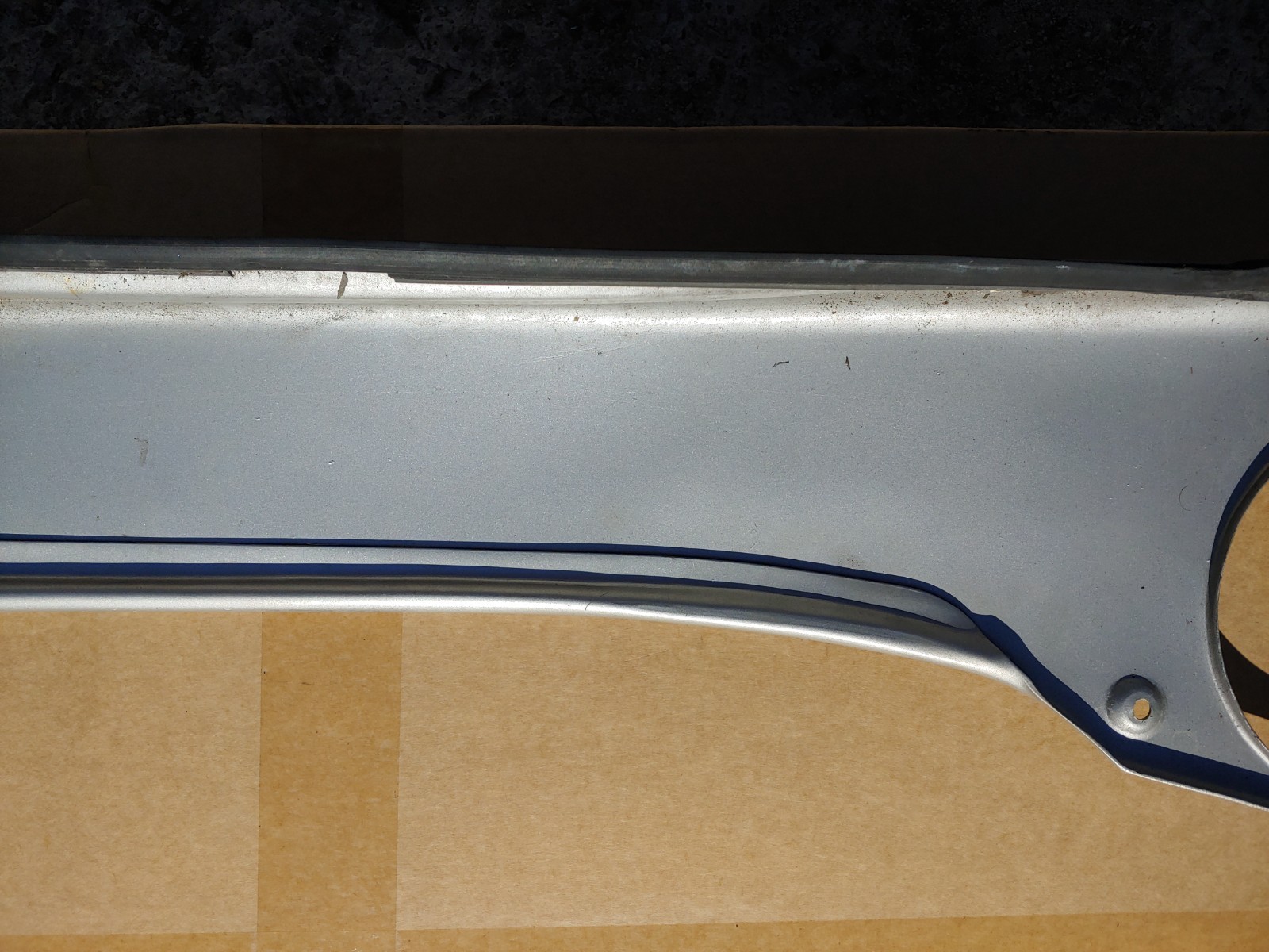 Ferrari 360 Modena OEM LH Door Panel Pocket Trim Cover Metallic Silver