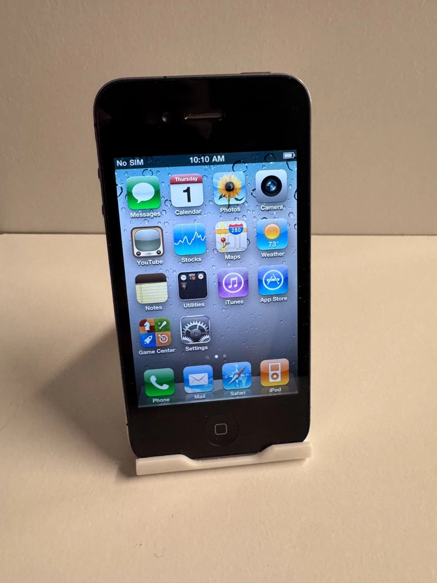 Apple iPhone 4 8.0 - 11.9 MP Camera Resolution 16 GB Cell Phones