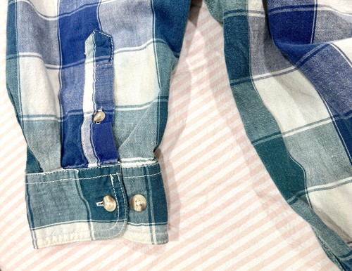 The Disney Store Vintage Shirt Mens L Green Mickey Mouse Flannel Button Up - Picture 6 of 10
