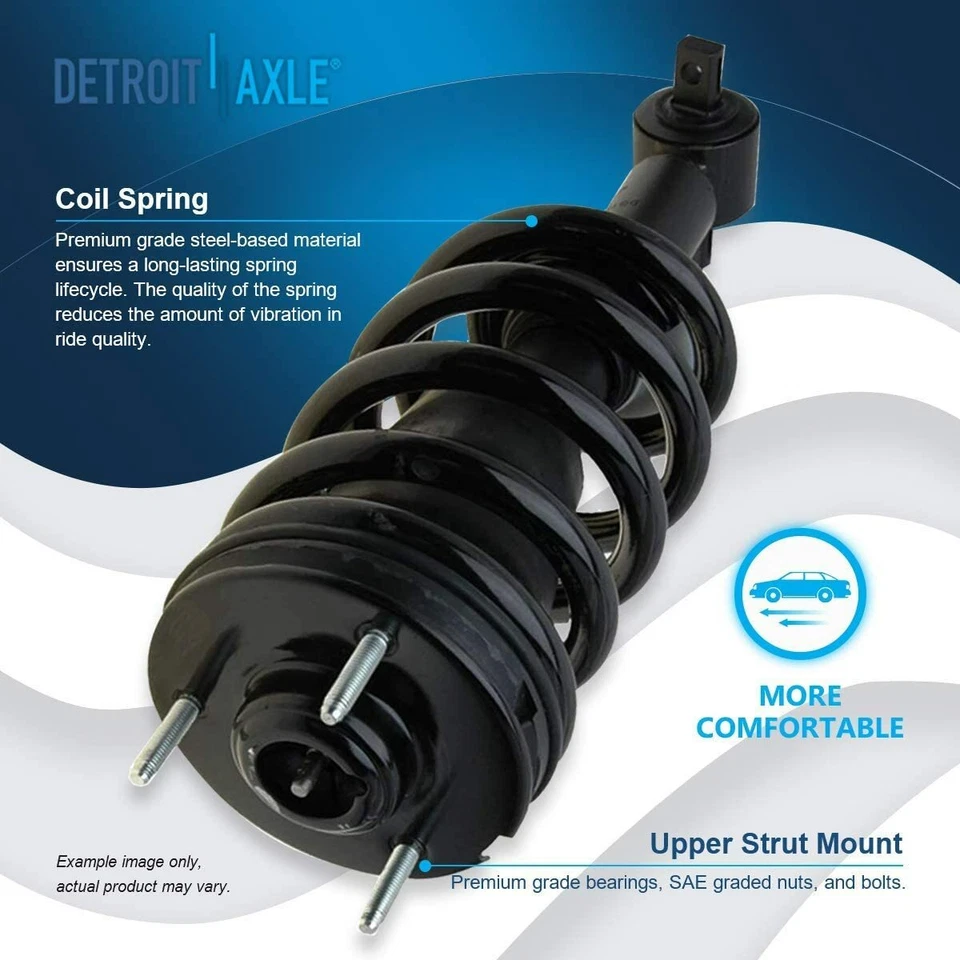 Puntal delantero con barras estabilizadoras helicoidales para Suburban 1500 Yukon Tahoe Escalade ESV Foto 3 de 4