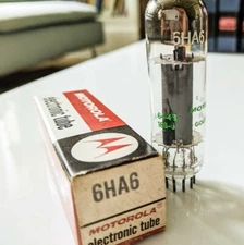 NOS NEW Motorola 6HA6 6HB6 USA 'PREMIUM RATED' Tube Original Box *10 Available*