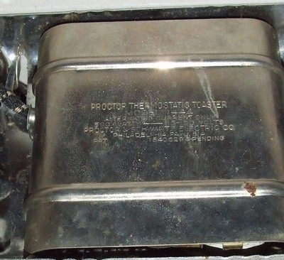 Vintage 1930's Electric Deco Chrome Bread Toast Toaster - Proctor