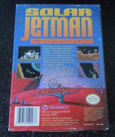 CIB Solar Jetman Hunt for the Golden Warpship Nintendo Entertainment NES 1990