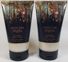Bath Body Works INTO THE NIGHT Glowing Body Scrub 8 oz Lot of 2
