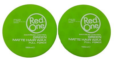 RedOne Matte Hair Wax Green full force -2 pack 