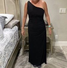 laundry by shelli segal Black Evening Gown Beaded Accent 8