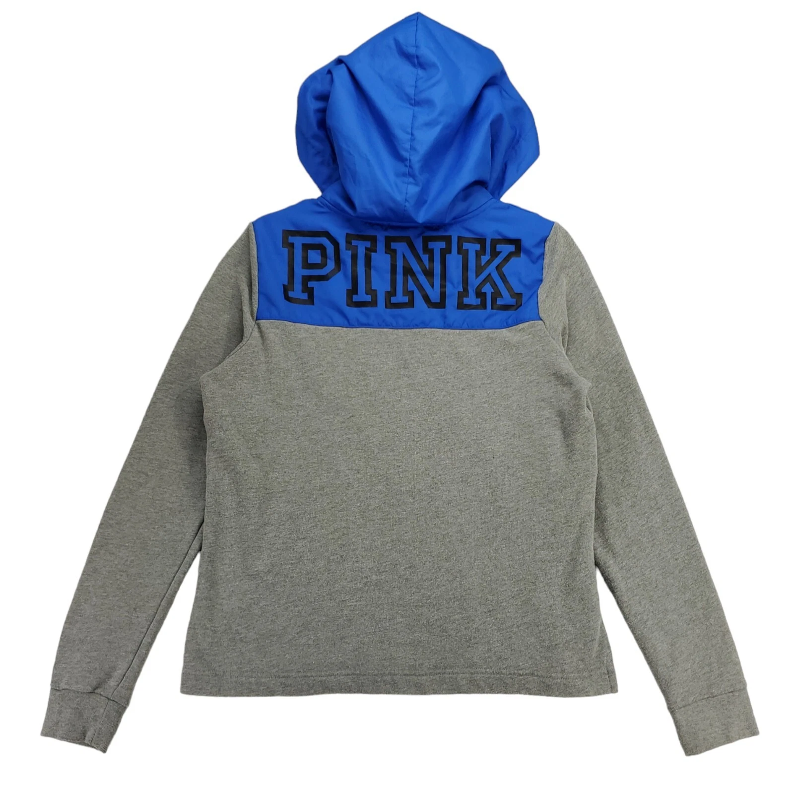 UNDERCOVER Felpa con cappuccio rosa Victoria's Secret donna grigio M blu 1 2 cerniera pullover manica lunga