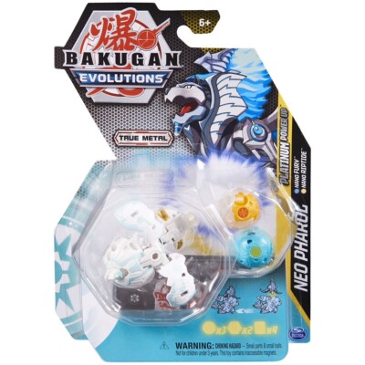 Bakugan Evolutions Neo Pharol True Metal Fury & Riptide Platinum Power Up Pack