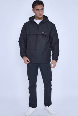 Carhartt WIP Mens Windbreaker Pullover Fleece Lined Hooded Carhartt WIP Mens Windbreaker Pullover Fleece Lined Hooded