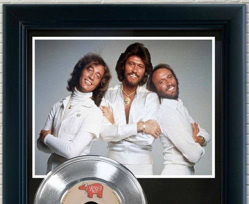 Bee Gees "New York Minning Disaster 1941" Framed 45 Silver Record Display - Picture 2 of 3
