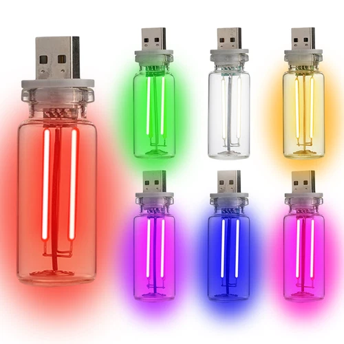 Retro Car Lamps USB LED Car Interior Atmosphere Lights Plug-in USB Night Lamps - Bild 1 von 22