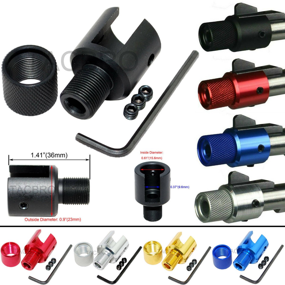 2缶セット 進駐軍廃材リサイクル Budweiser 缶 蓄音機 針 Ruger .22 Single Action Revolver 1/2x28 Muzzle Adapter Set | eBay