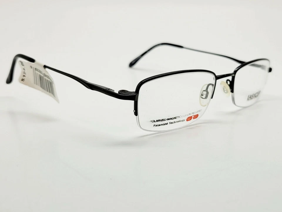 1 Unidad Nuevo EasyClip EC173 Negro 90W Monturas Anteojos 50-19-135 #522 Foto 4 de 4