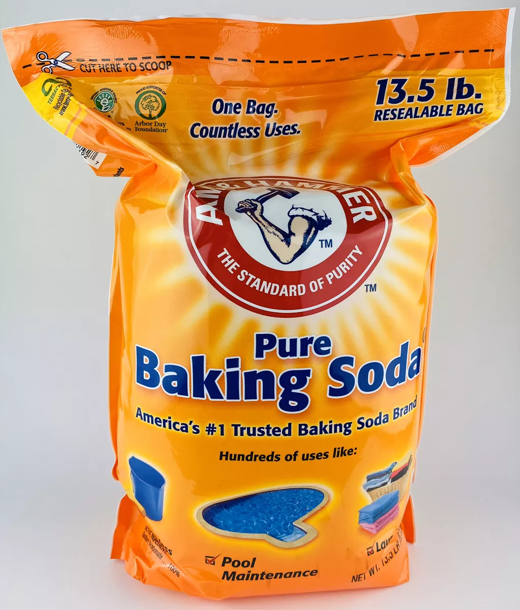 ARM & HAMMER 10.8 lb Pure Baking Soda Resealable Bag 00341 - The Home Depot