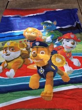 Paw Patrol Rescue Pups Rule Full Size Reversible Comforter 82" L x 58" W