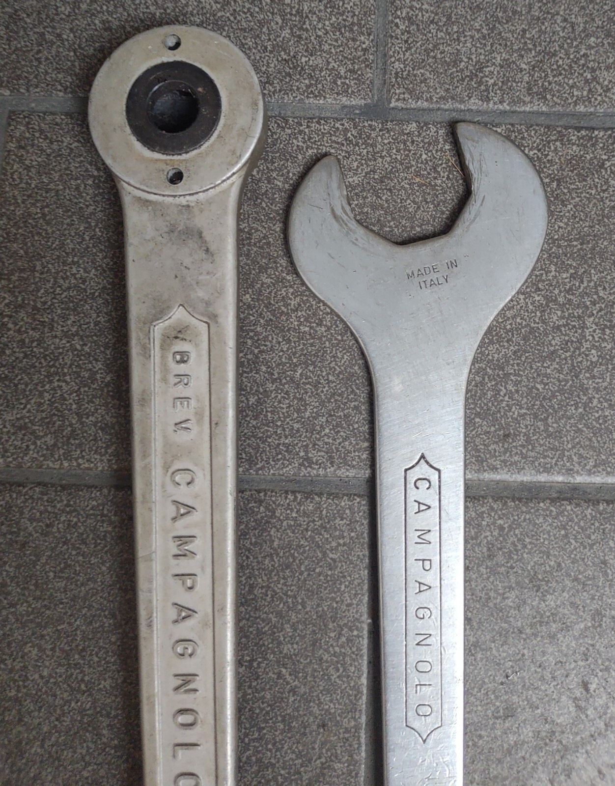 Vintage CAMPAGNOLO Headset - BB Pin Spanner Freewheel Remover Whrenches ...