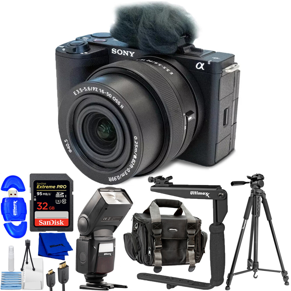 Sony ZV-E10 II Mirrorless Camera with 16-50mm Lens (Black