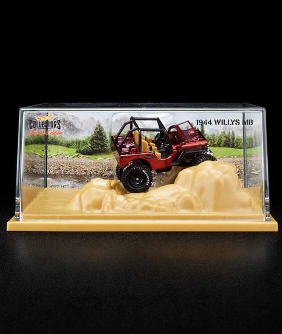 🆕Hot Wheels RLC Exclusive✨1944 WILLYS MB Rock Crawler Jeep✨Rare