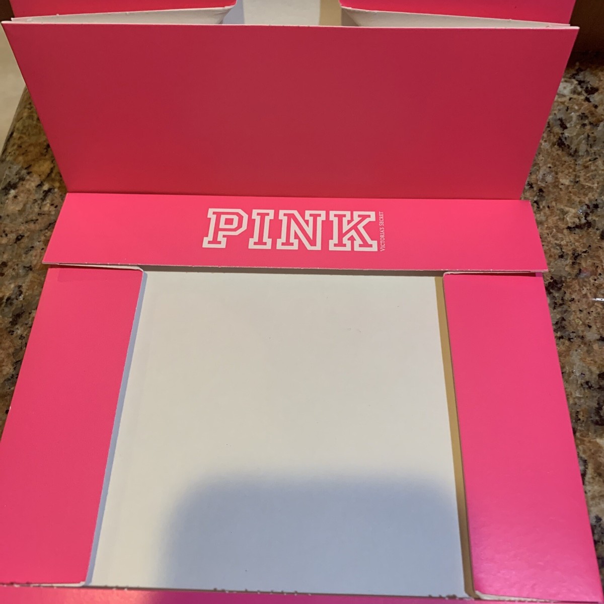 Victoria's Secret PINK Polka Dot Logo Gift Box 7 1/4 X 7 1/4