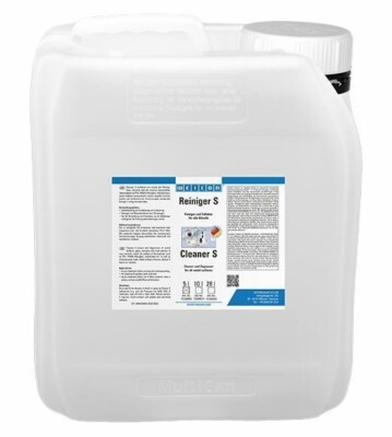 WEICON Reiniger S 5 L | Reiniger und Entfetter für alle Metalle, Glas, Keramik 