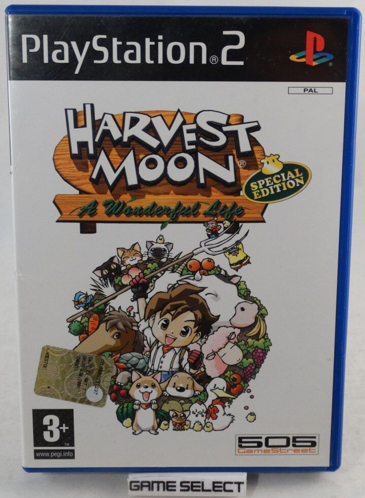 Harvest Moon A Wonderful Life Édition Spéciale Sony PS2 PAL ITA