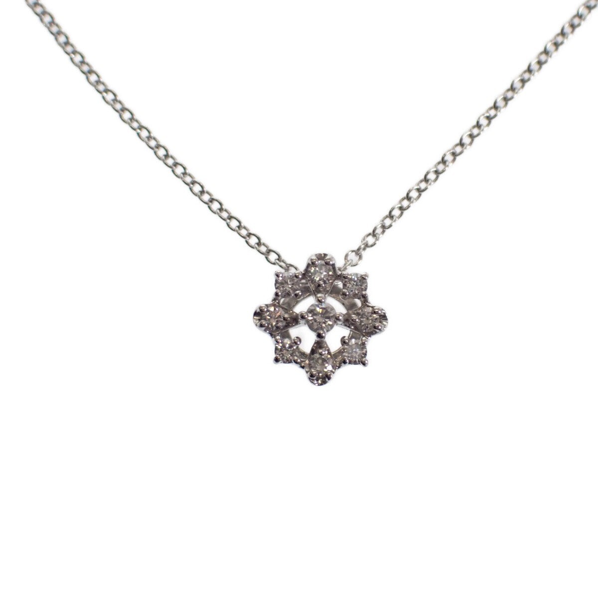 PONTE VECCHIO Pt850 Pt999 Platinum Woman Eternal Diamond Necklace