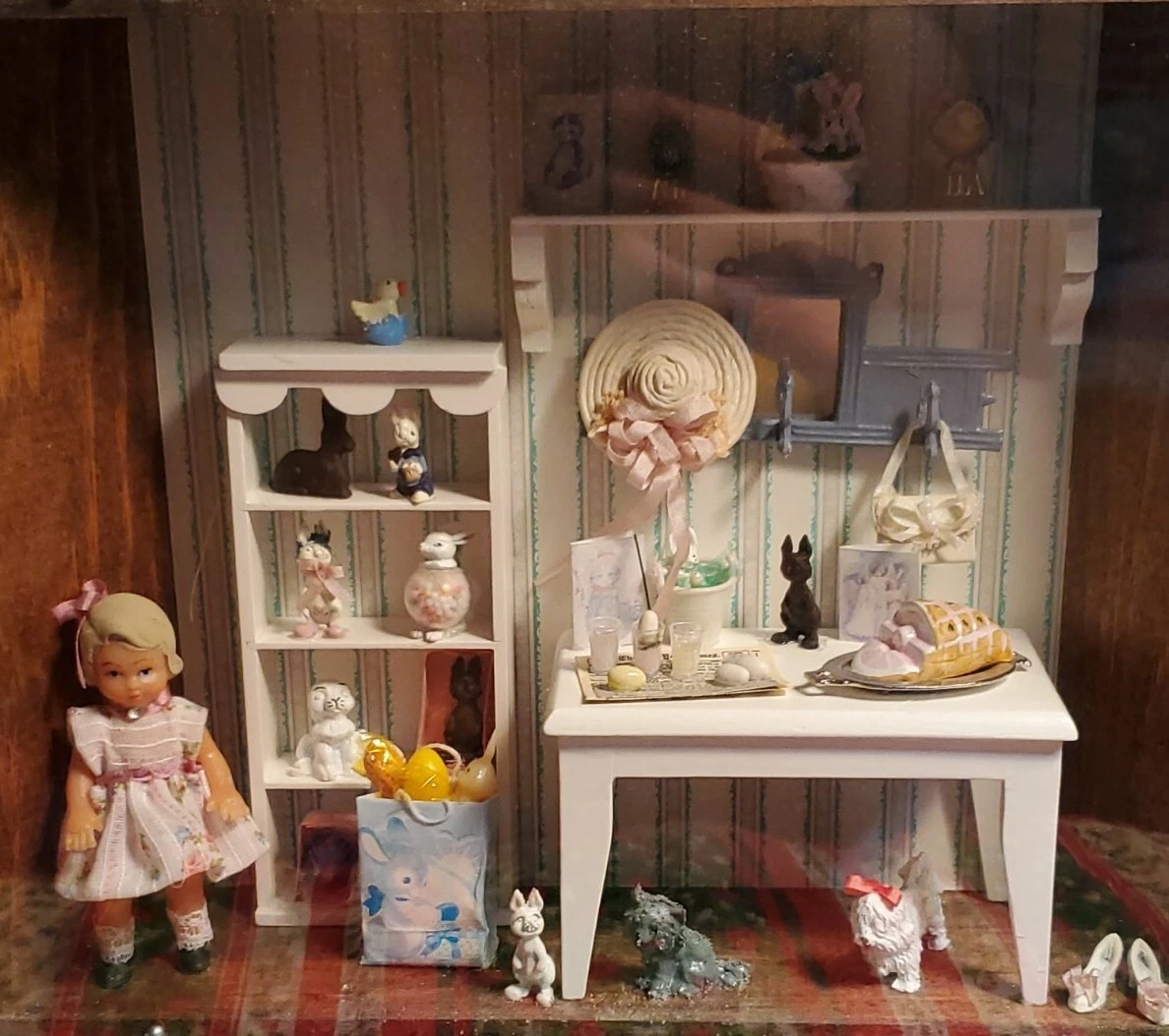 Miniature dollhouse room deals