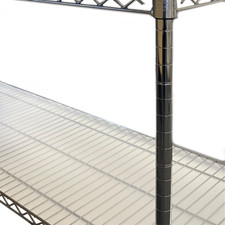 5 x Plastic Semi-Transparent Shelf Liners for Wire Shelving 1198mmW x 443mmD