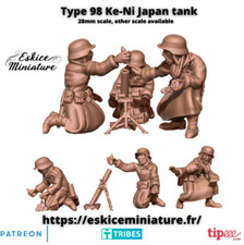 WW2 German Mortar in Winter Set (3D PRINTED)
