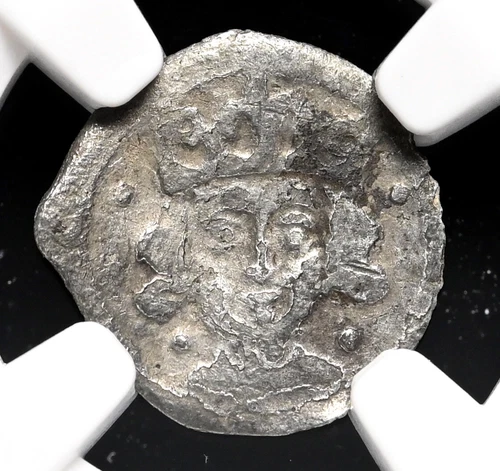 IRELAND. Edward IV, 1471-1483. Silver Penny. Drogheda, Burns Dr-13, NGC Fine
