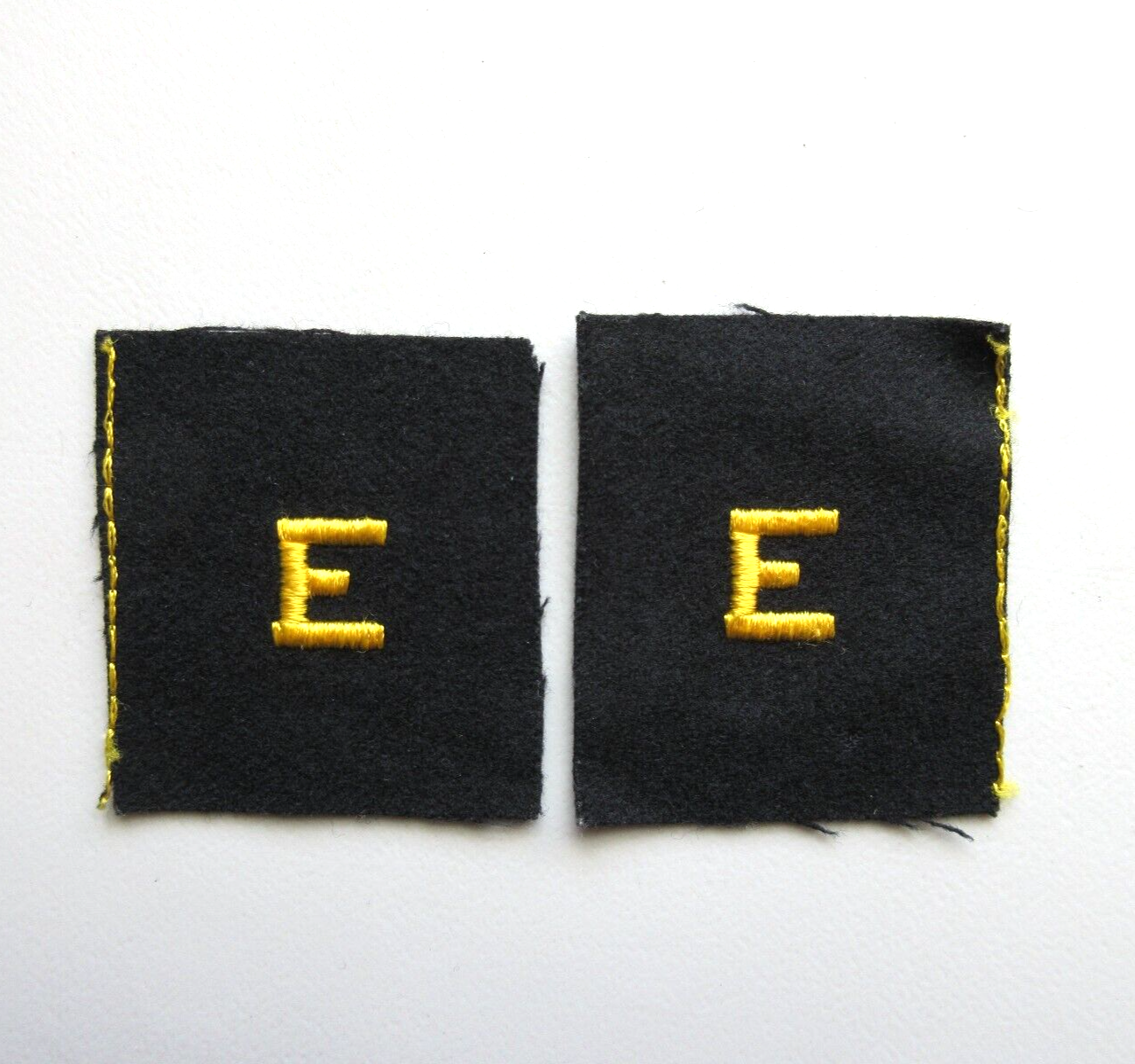 U.S. Navy Battle E Award Black Yellow Rate Insignia Military Patch