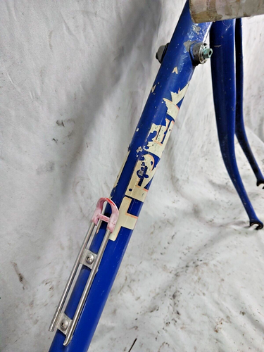 1990 Trek 1500 Racing Road Bike Frame Set Small 52cm Blue Steel Fast USA Shipper - Picture 12 of 23