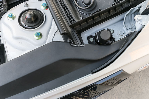 Cubiertas de placa de refrigeración central del panel lateral del motor para Honda Civic 2022-2024 - Imagen 7 de 7