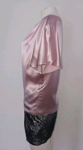Ralph Lauren Purple Label Women's Top Blouse Pink Satin Size US Small 6 NEW - Picture 5 of 7