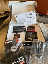 MSI B450 TOMAHAWK MAX Original Box, Cables, Guide but NO Motherboard, ONLY BOX