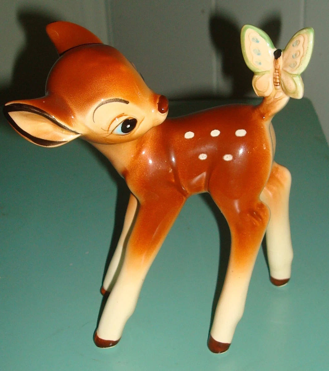 Lot De 8 Figurines Miniatures Vintage – Canard, Lapin, Souris, Bambi – Pour Collection
