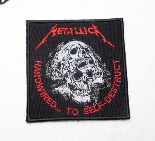 METALLICA Hardwired to Self-destruct PATCH Metallica thrash metal USA ...