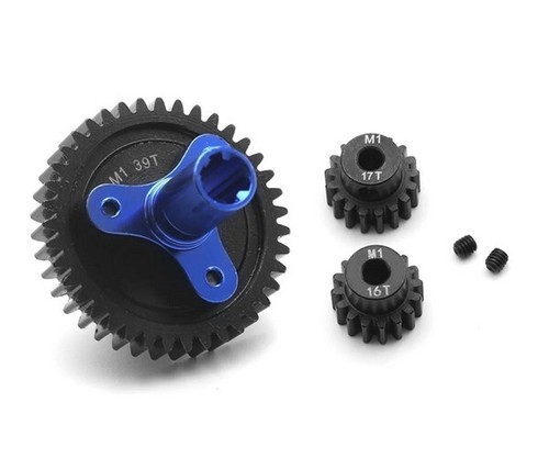JUEGO DE ZAPATILLAS EMBRAGUE ENGRANAJE ESPOLÓN ACERO M1 39T-43T PARA ARRMA TYPHON KRATON 3S 4S BLX - Imagen 3 de 15